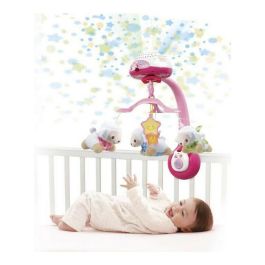 Vtech Baby Mobile Lumi Contador de Ovejas Rosa 3 en 1: Proyector, Luz Nocturna, Sensor de Sonido y Mando a Distancia 0-36 Meses