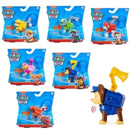 Spin Master 6022626 Patrulla Canina Figura de Acción y Placa Action Pack con Sonido, Edad +3 Años