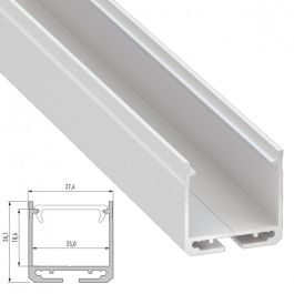 Perfíl Aluminio Tipo DILEDA 2,02M - Anodizado Plata Precio: 15.68999982. SKU: 15096777867651