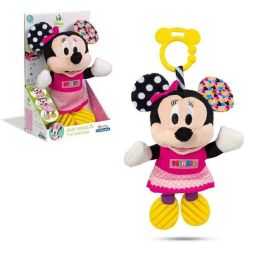 Sonajero minnie peluche texturas con mordedor 18x28x11 cm