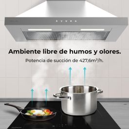 Campana Convencional Cecotec Flux PT 604000 Acero