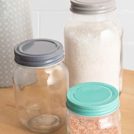 Quid Bote Vidrio Moss 0,25 L (36 Unidades) - Tapa Rosca, Conservación Productos Seco, Reciclable, Ecológico