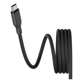 PanzerGlass empower™ Magnetic Cable USB-C to USB-C 240W 1.5m, USB 2.0, Transparente, 100% Poliéster Reciclado