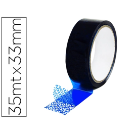 Q-connect Cinta seguridad precinto postal azul 35 Mt x 33 mm Precio: 20.59000009. SKU: B1HW9A335J