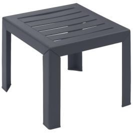 Mesa de centro - GROSFILLEX - Miami - Antracita - 40x40 - Resina Mesa de centro - GROSFILLEX - Miami - Antracita - 40x40 - Resina