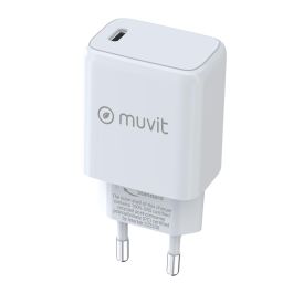 muvit for change cargador de pared Tipo C PD 20W blanco