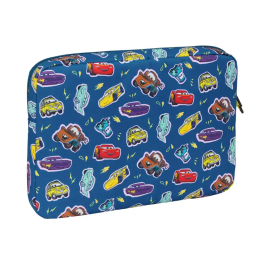 Funda para Portátil Cars Racing Azul marino 15,6'' 39,5 x 27,5 x 3,5 cm