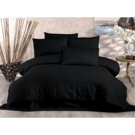 Juego de Cama ASI8683342999540 - 1 Funda Nórdica 220x240 cm + 2 Fundas Almohada 60x60 cm - 80% Algodón, 20% Poliéster - Negro Precio: 74.50000008. SKU: B18BKY9G7K