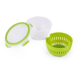 Emsa N10722 Clip & Go Fruit Bowl Fiambrera con Colador 1.1 L - Hermético para Fruta