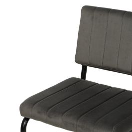 Silla Taupe Tejido-Metal Contract 48 X 56 X 82 cm