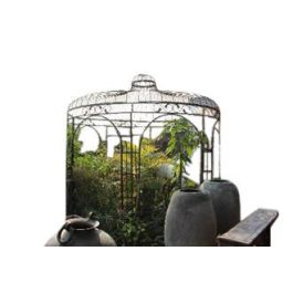 DKD Home Decor Pérgola para Exterior de Hierro Patinado Color Óxido Hecha a Mano Estilo Item Home 350x350x350 cm Precio: 1812.79000034. SKU: B1CMG88FE9