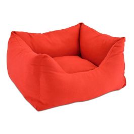Nayeco Cuna para Perro y Gato Modelo Cuadrado Colores Rojo/Azul 59 x 50 x 20 cm Pareces Altas Lavable Máquina Fabricación Nacional Precio: 28.49999999. SKU: S7905656