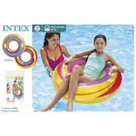 Flotador rueda de colores 91 cm con asas (+ 9 años) - modelos surtidos Flotador rueda de colores 91 cm con asas (+ 9 años) - modelos surtidos