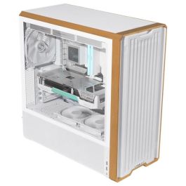 Lian Li Lancool Caja PC Gaming SSI-EEB E-ATX ATX Vidrio Templado Acero Madera USB-C Hub ARGB 2x170mm 1x140mm Ventiladores Incluidos