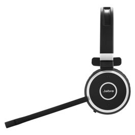 Jabra Auriculares Evolve 65 SE UC Inalámbricos Bluetooth con Cancelación de Ruido, Para UC y Ordenador