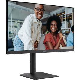 AOC U27E4CV Monitor 27 Zoll 4K UHD LED IPS, 3840x2160, 60Hz, USB-C (90W PD), HDMI 2.0, DisplayPort 1.4, RJ45, USB Hub, Negro