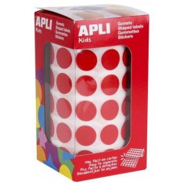 Apli Gomets circulares autoadhesivos 15 mm, rojos, rollo de 2832 unidades Precio: 4.49999968. SKU: B1A8L4FTH4
