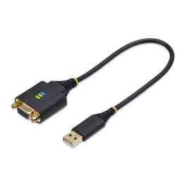 Cable USB Startech 1P1FFCN-USB-SERIAL Negro 30 cm Precio: 35.99000042. SKU: B1KLY55G83