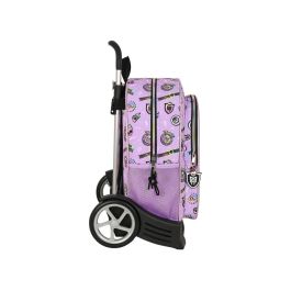 Mochila Escolar con Ruedas Monster High Best boos Lila 33 x 42 x 14 cm