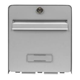 BURG WACHTER Buzón de favor en acero galvanizado - 1 puerta - Gris BURG WACHTER Buzón de favor en acero galvanizado - 1 puerta - Gris