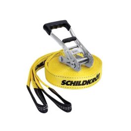 Schildkröt AUC1722948760219 Slackline 15 m largo x 5 cm ancho con Trinquete Metálico y Correa de Entrenamiento - Máx. 150 kg