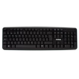 Teclado Nilox Negro Qwerty Español (20 Unidades)