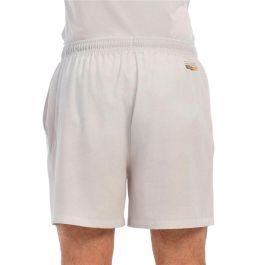Pantalones Cortos Deportivos para Hombre Bullpadel Bugle 012 Blanco Pádel 45