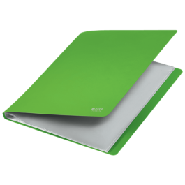 Leitz Carpeta Polipropileno 46770055 con 40 Fundas A4 Recycle Verde