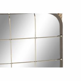Espejo de pared DKD Home Decor Negro Dorado 45,5 x 7,5 x 55 cm Vintage
