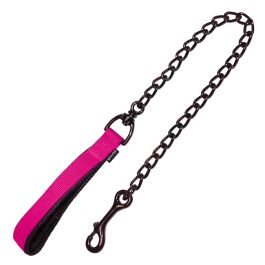 Gloria Correa de Cadena Clásica Negra de Acero Galvanizado con Asa de Nylon Acolchada Neopreno Rosa - 4mm x 60cm Gloria Correa de Cadena Clásica Negra de Acero Galvanizado con Asa de Nylon Acolchada Neopreno Rosa - 4mm x 60cm Precio: 14.58999971. SKU: S6103344
