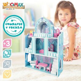 Casa de Miniatura Woomax 9 Piezas 2 Unidades 37 x 53,5 x 15 cm Casa de Miniatura Woomax 9 Piezas 2 Unidades 37 x 53,5 x 15 cm