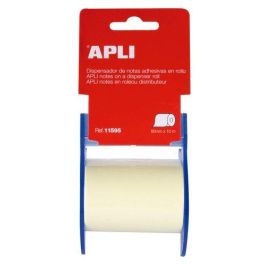 Apli Dispensador de Notas Adhesivas en Rollo 60 mm x 10 m Amarillo Pastel Ref. 11595 Precio: 1.79000019. SKU: BIX11595