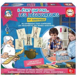 Educa Kit de Experimentos Científicos Érase una vez... Los Descubridores - Aprende los principios detrás de inventos de Arquímedes, Newton, Volta Educa Kit de Experimentos Científicos Érase una vez... Los Descubridores - Aprende los principios detrás de inventos de Arquímedes, Newton, Volta