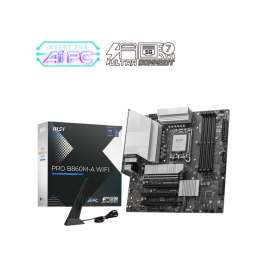MSI PRO B860M-A WiFi Placa Base Intel B860 LGA 1851 DDR5 Micro ATX con Wi-Fi 7 y Ethernet 5Gb Precio: 188.78999953. SKU: B1ABMCJFJD