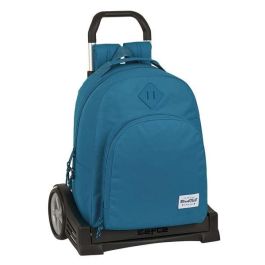 Mochila Escolar con Ruedas Evolution BlackFit8 Egeo Azul (32 x 42 x 15 cm)
