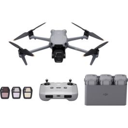 DJI DJI6941565989925 Drone Air 3S Fly More Combo con RC-N3, Cámara dual CMOS 1 y Telecam 70mm, 14 paradas de rango dinámico, RTH Int Precio: 1417.49999963. SKU: B1BJM32DQX