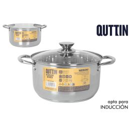 Inde Cacerola New Neron 28 cm (10L) con Tapa, Acero Inoxidable, 39 x 29.5 x 16 cm (4 Unidades) Precio: 107.8836. SKU: B1GYQ7XMNM