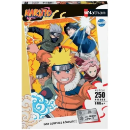Nathan Puzzle 250 piezas Naruto en la academia ninja para niños - Desarrollo de concentración y pensamiento lógico
