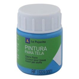 La Pajarita Pintura para Tela Azul Cyan 25 ml, para tejidos sintéticos y naturales, termofijable Precio: 2.59000016. SKU: B17WE9TVSF