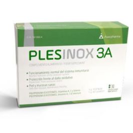 Plesinox 3A Suplemento con Polypodium leucotomos, Vitaminas A, C y Selenio para Sistema Inmunitario y Piel 30 Cápsulas Precio: 16.6899997. SKU: B13392J93D