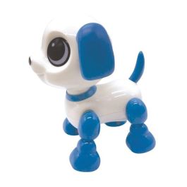 Lexibook Power Puppy Mini - Perro Robot con Efectos de Luz y Sonido, Control Manual, Repetición