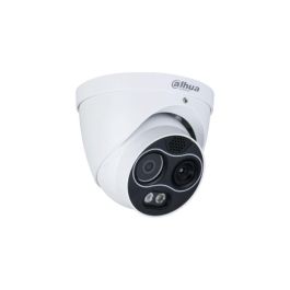 DAHUA DHI-TPC-DF1241-TB3F4-DW-S2 Cámara IP Domo Lite Mini Híbrida Térmica Radiométrica + Visible 4MP 256x192 3.5+4mm PoE