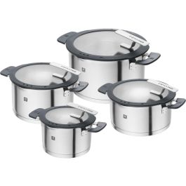 Zwilling 1009149 Set de Ollas Simplify Acero Inoxidable 4 piezas Plata-Negro Precio: 223.78999973. SKU: B164G5PW8B