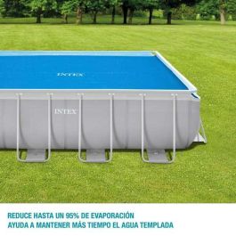 Intex Cobertor Solar para Piscina Frame Rectangular 378x186 cm