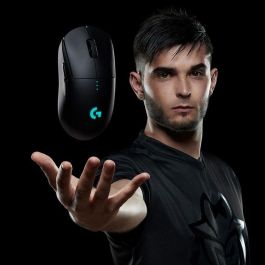 Logitech PRO Wireless Ratón Gaming Inalámbrico LIGHTSPEED para Esports, Sensor Óptico HERO, 1ms, Alto Rendimiento, Color Negro