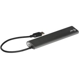 i-tec Concentrador USB 3.0 SuperSpeed de 7 Puertos, USB 3.2 Gen 1 Tipo-A, 5000 Mbit/s, Plata, Carcasa de Metal