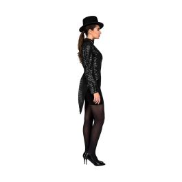 Disfraz chaqué show woman negro talla m-l Disfraz chaqué show woman negro talla m-l