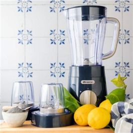 Ariete Batidora de Vaso Breakfast Grafito con 4 Cuchillas de Acero Inoxidable y 2 Velocidades Ariete Batidora de Vaso Breakfast Grafito con 4 Cuchillas de Acero Inoxidable y 2 Velocidades