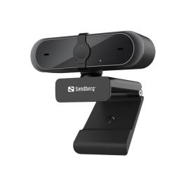 Sandberg USB Webcam Pro Webcam Full HD 1080P con Enfoque Automático y Micrófono Estéreo