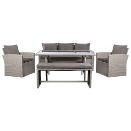 Sofa Terraza Y Jardin DKD Home Decor 72 x 80 x 177 cm Set de 5 Precio: 941.59000034. SKU: B1G2WE7KJL